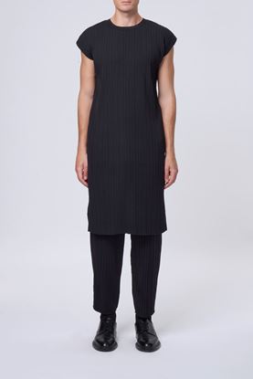 Picture of Pleated Sleeve-Less Dress