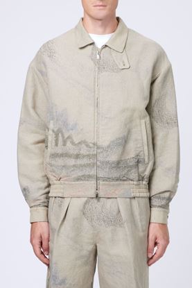 Picture of Jacquard Loosed Zip Blouson