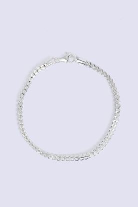 Picture of Men's Silver Square Chain Bracelet