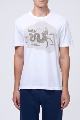Picture of Capricorn-Print Cotton T-Shirt