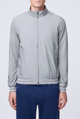 Picture of Stripe-Detail Bomber Jacket